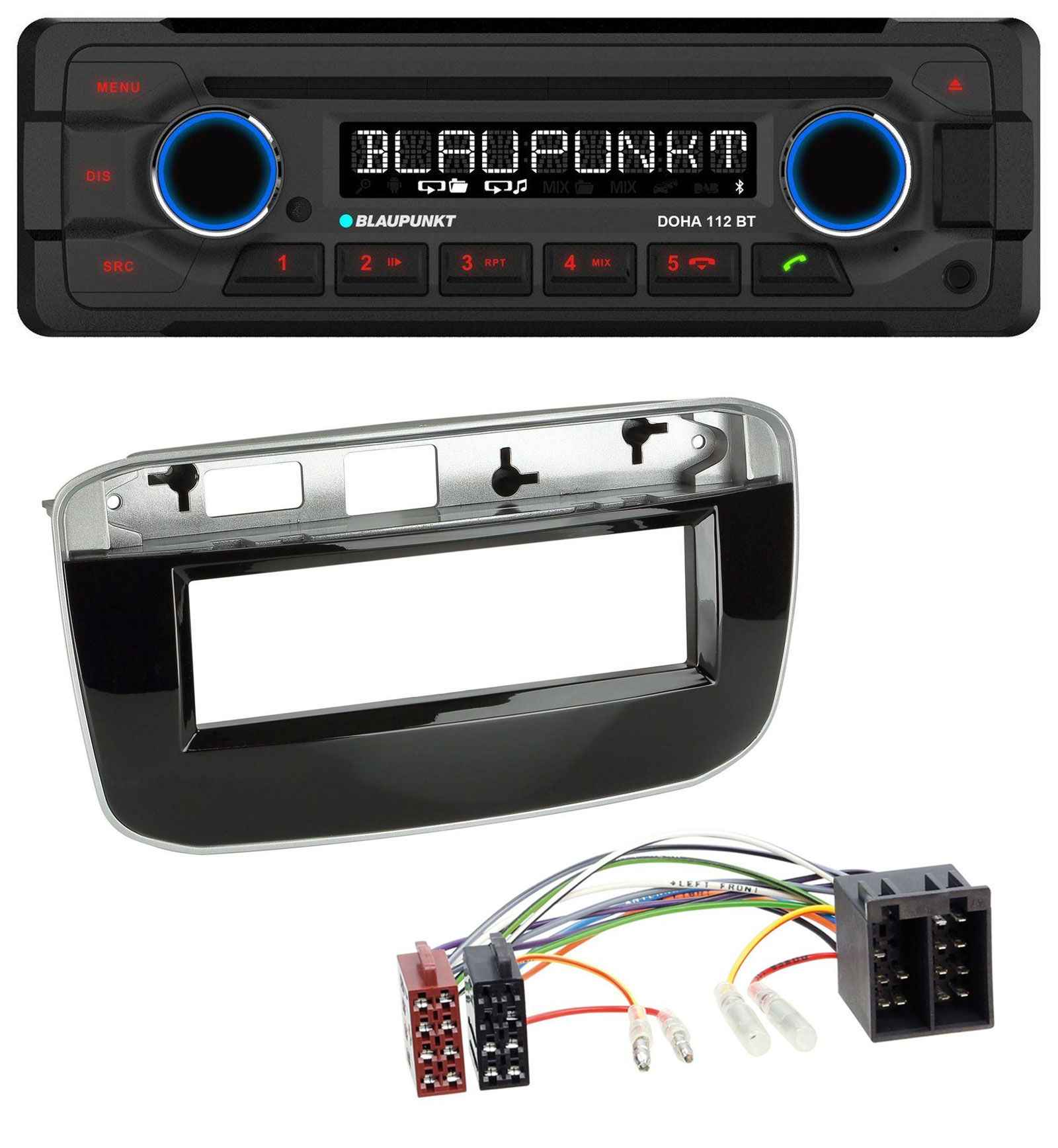 Blaupunkt AUX MP3 CD Bluetooth USB Autoradio für Fiat