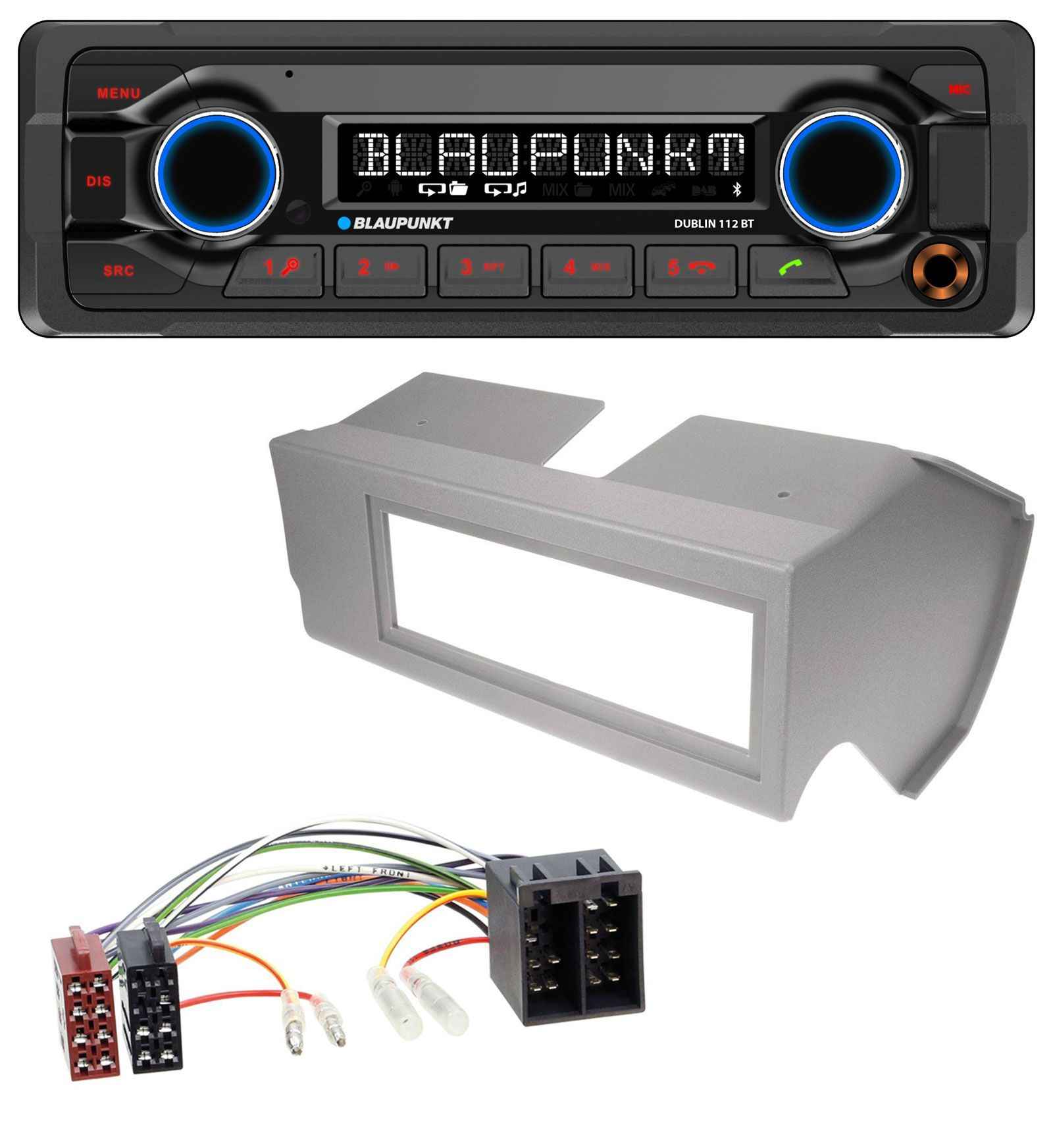Blaupunkt mp3 USB Bluetooth AUX autoradio per Fiat Panda