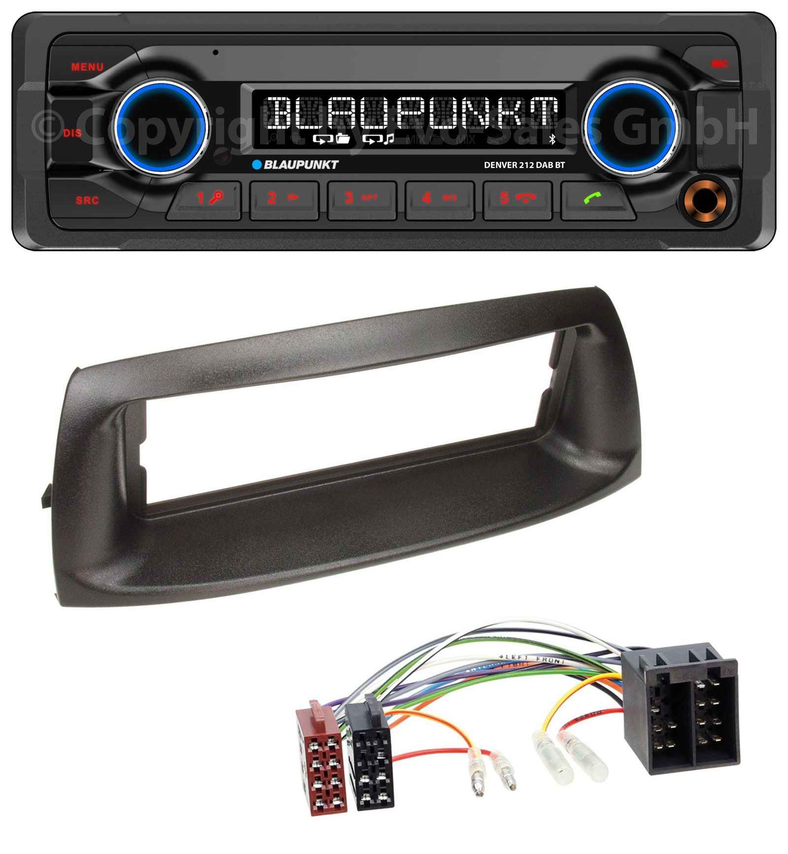Blaupunkt Dab Bluetooth Usb Mp3 Autoradio Per Fiat Punto 188 1999