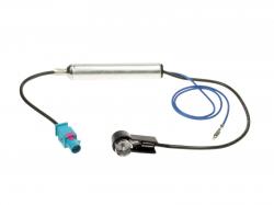 Antennenadapter - Fakra (Stecker) - ISO (50 Ohm) - Phantomeinspeisung fr Audi, Opel, Skoda, VW
