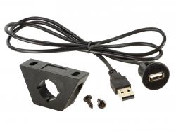 Lampa 38966 USB Stecker mit Doppel Stecker Zigarettenanzünder 12/24 V