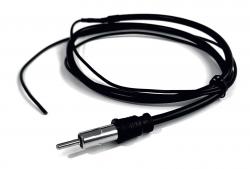 tomzz Audio Dachantenne 16V-Look AM/FM mit 450cm Kabel Verstärker  DIN-Stecker Anti Autoradio-Ersatzantennenstab, Neigungswinkel 75°, Anti  Noise Antennenstab, Fiberglass Länge ca 23cm