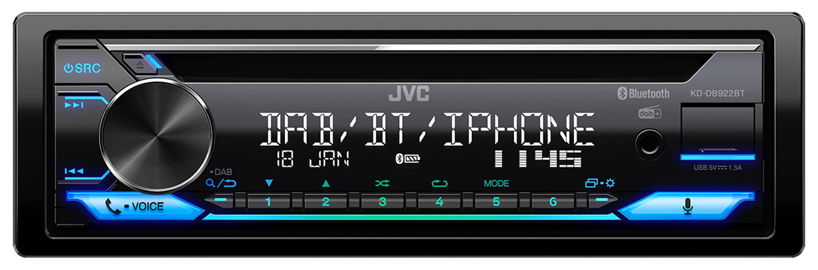 JVC KD-DB922BT - Autoradios 